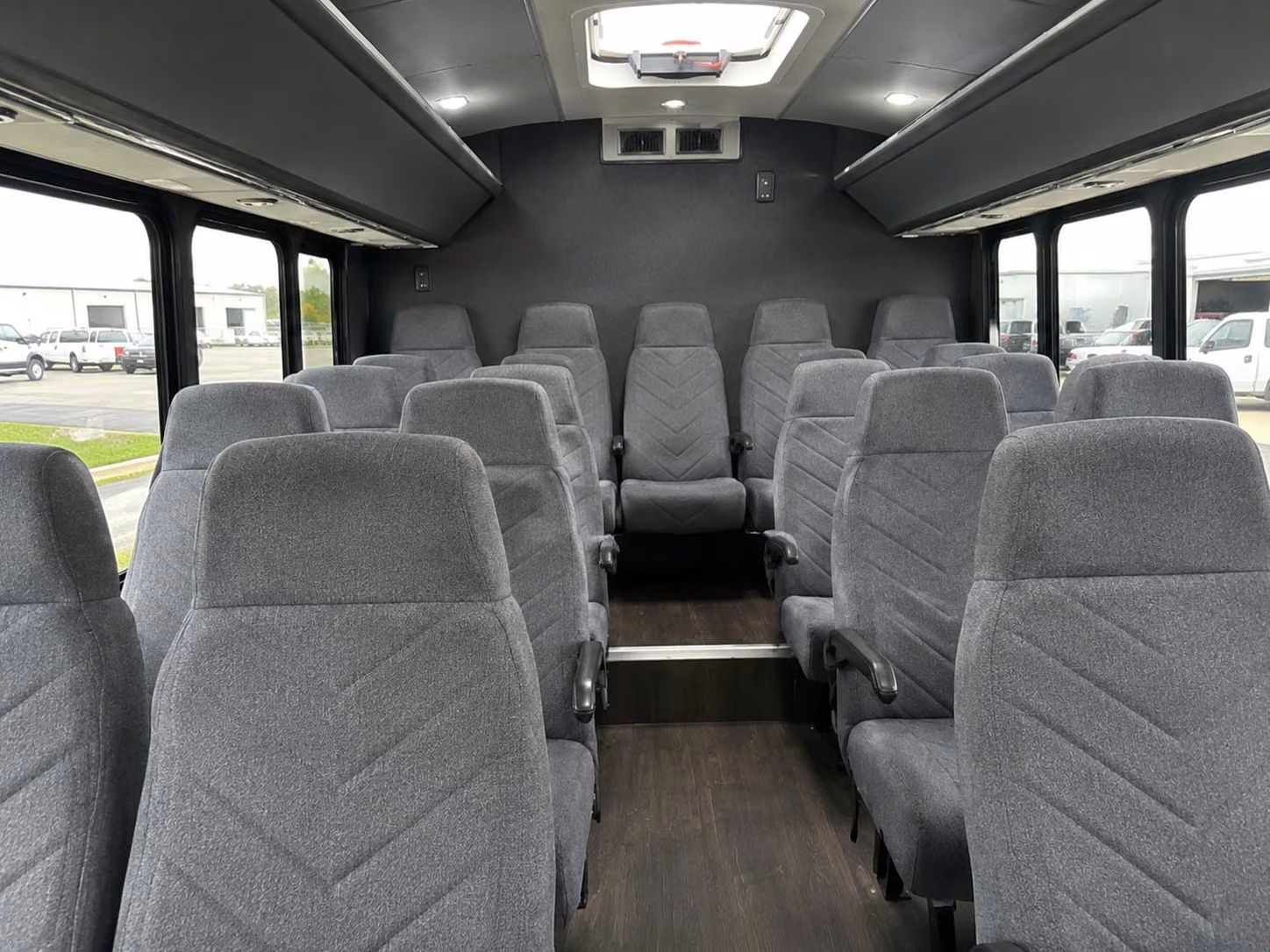 18 passenger minibus interior