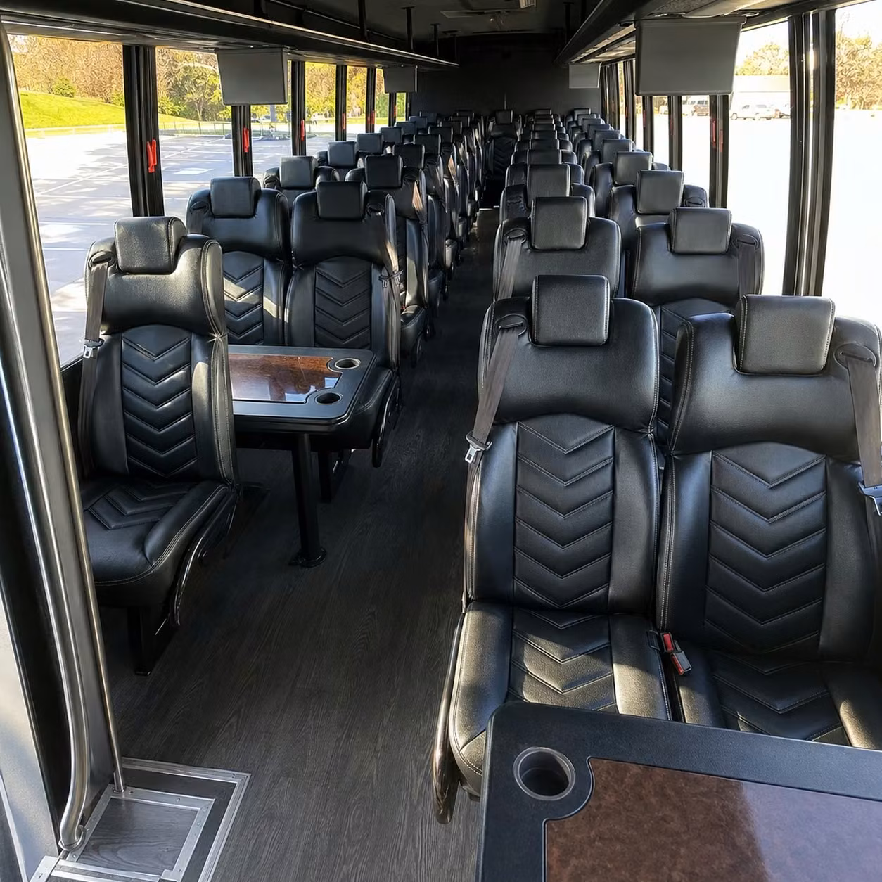 28 passenger minibus interior