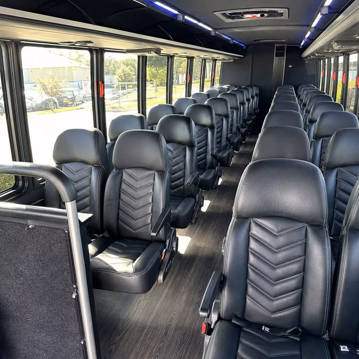 30 passenger minibus inside