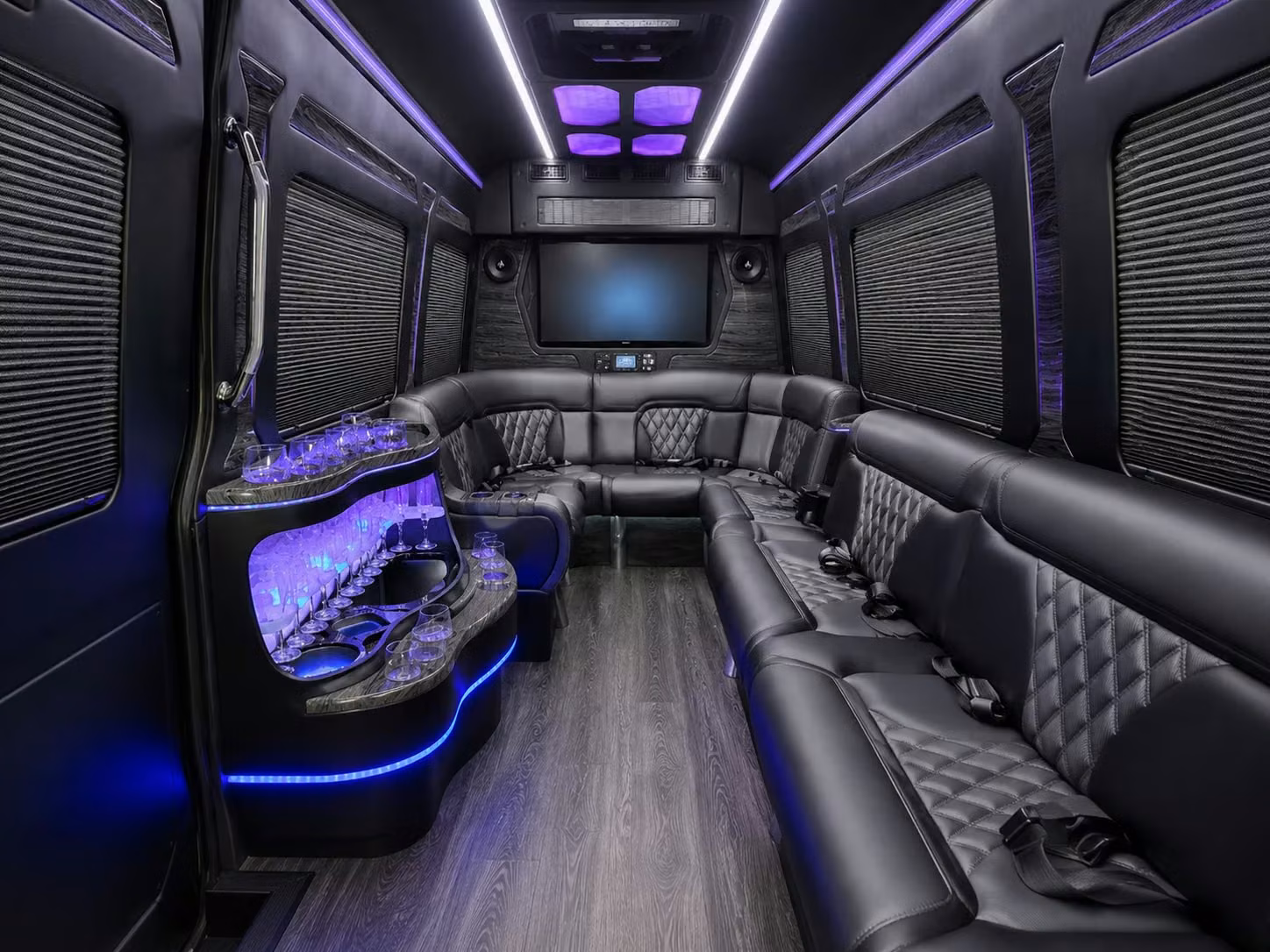 corporate concert outings and group event transportation in edison