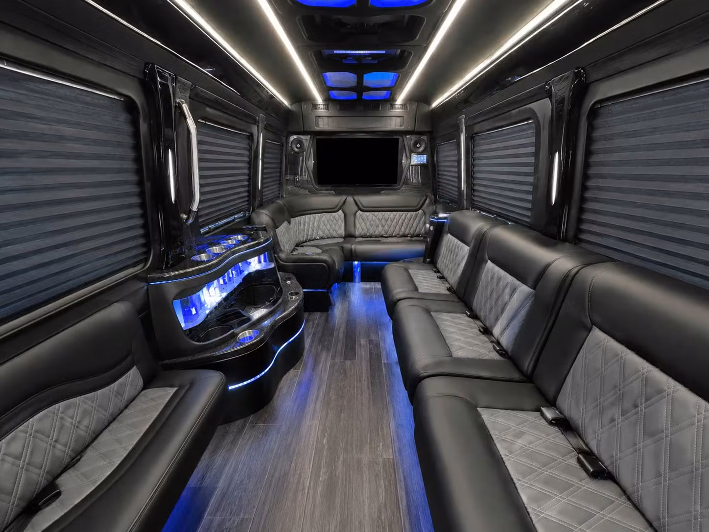 corporate event bus rentals for team building retreats and client entertainment