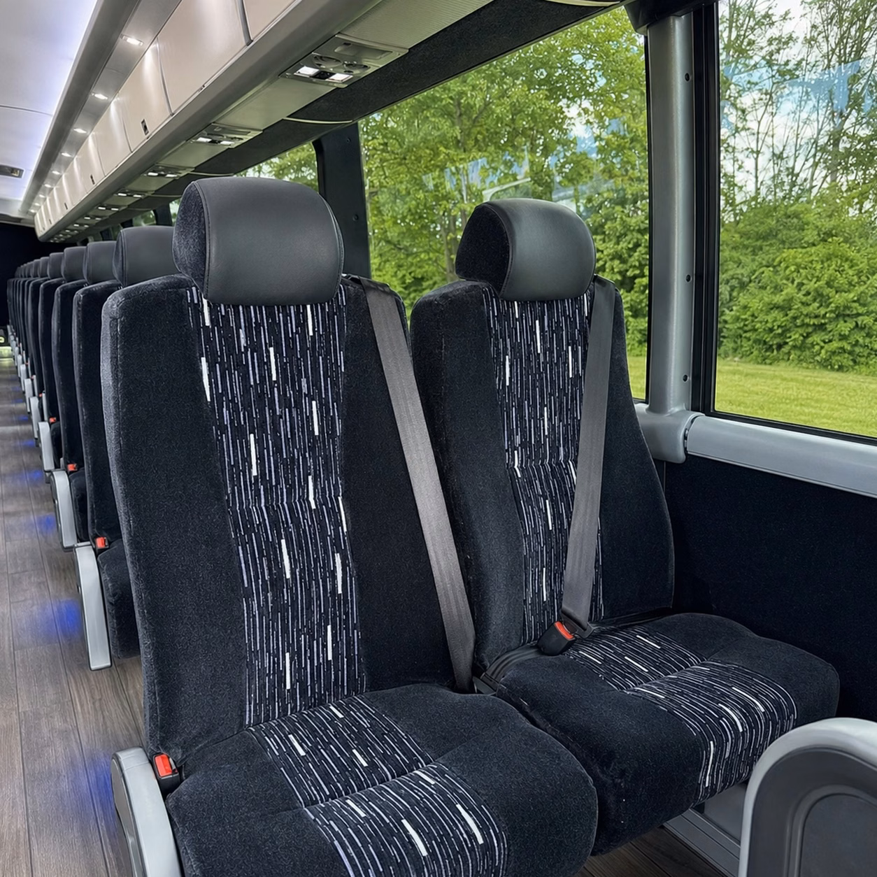 how bus type changes charter bus prices in edison new jersey